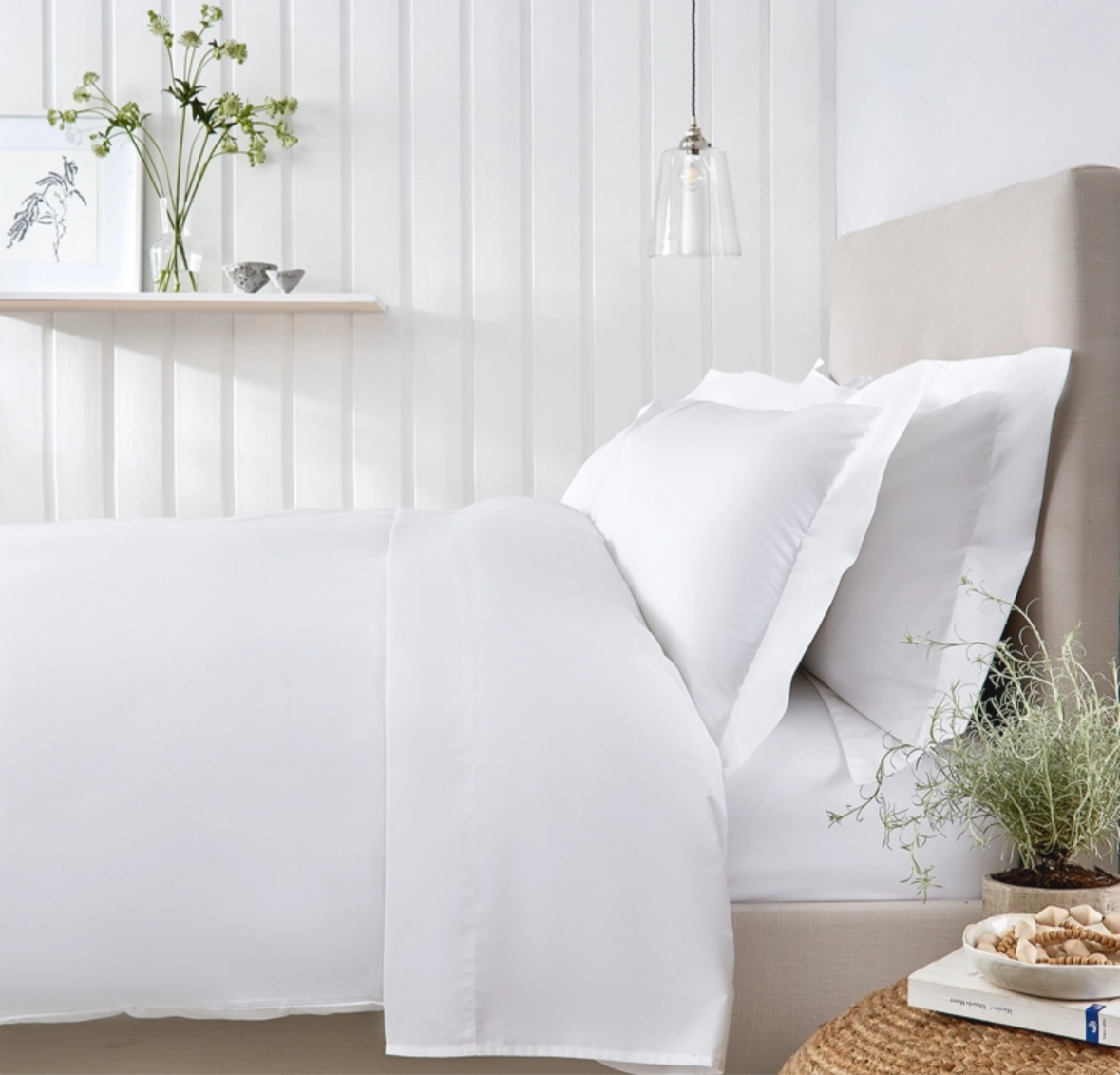 Full set bed linen - Egyptian Cotton 200 Thread Count