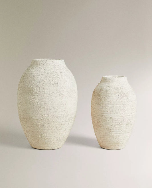 Rough effect ceramic vase (small)