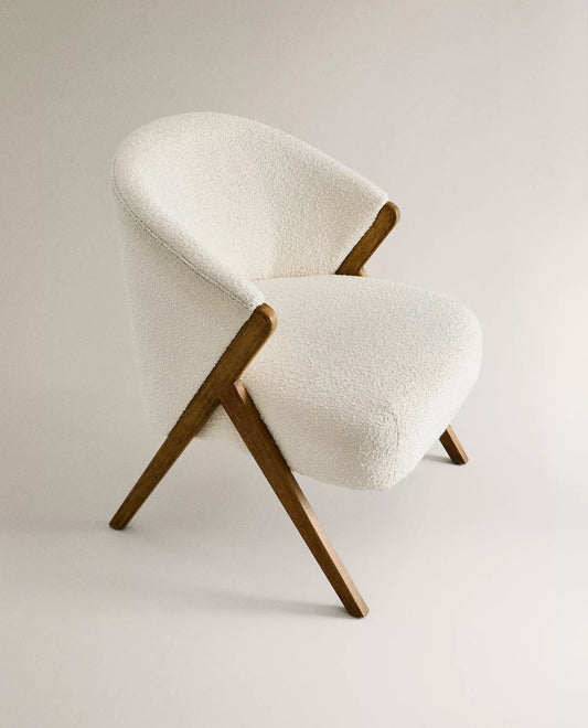 Beige armchair