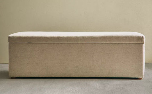 Linen storage bench