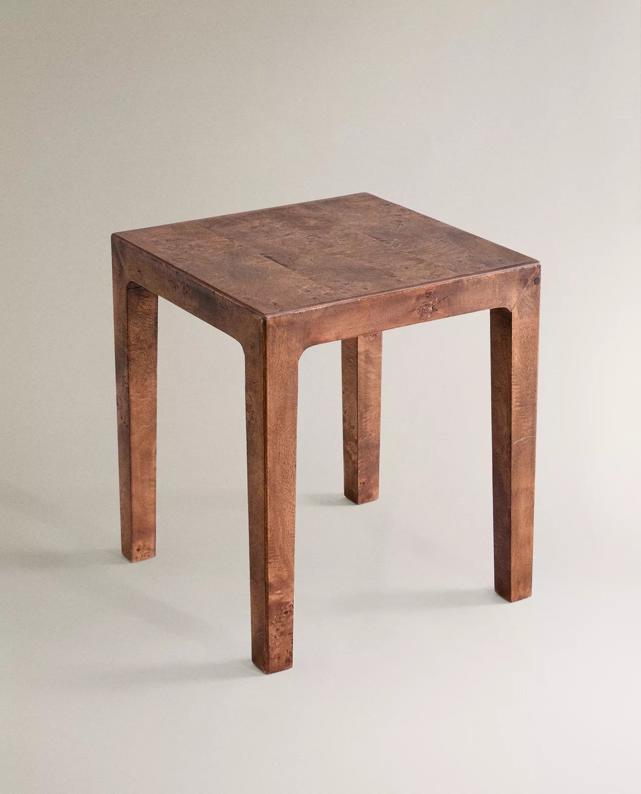 Dark wood side table