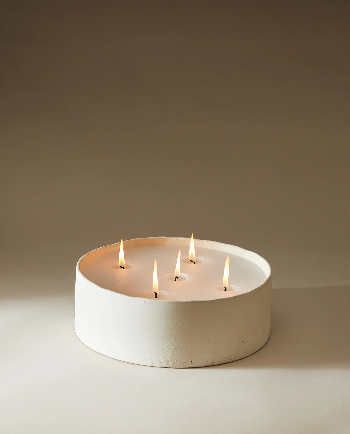 Ceramic decorative candle